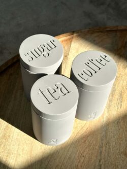 סט קפה, תה, סוכר מבטון