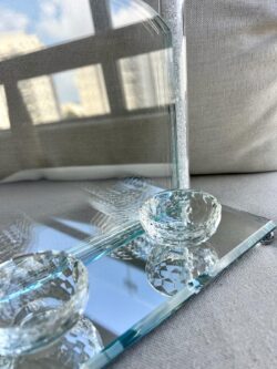 ⁦מעמד קריסטל לנרות⁩ – תמונה ⁦2⁩