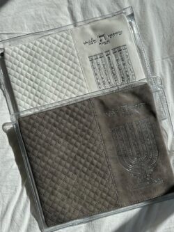 סט טלית ותפילין "שיויתי ה' לנגדי"