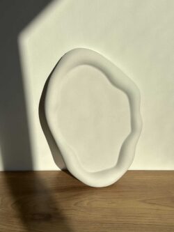 מגש מבטון - דגם צלחת