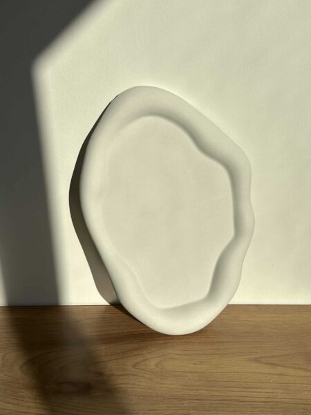 מגש מבטון - דגם צלחת