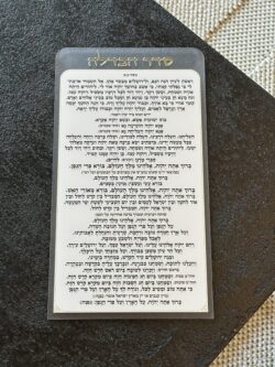 ⁦סדר הבדלה מפרספקס⁩ – תמונה ⁦2⁩