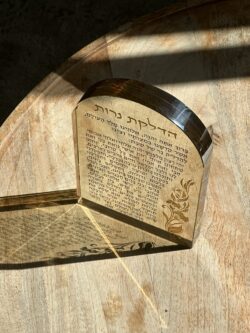 מעמד קריסטל הדלקת נרות שבת