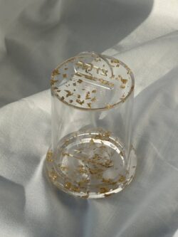 קופת צדקה פרספקס - זהב