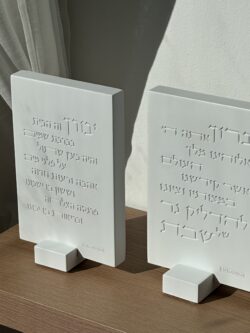 ⁦הדלקת נרות שבת בעיצוב יוקרתי מבטון⁩ – תמונה ⁦2⁩
