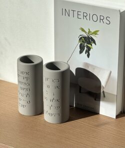 זוג פמוטים מבטון דגם הדר