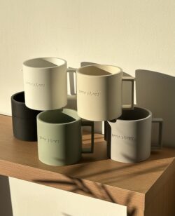 ⁦נטלה מהודרת מבטון - אפור⁩ – תמונה ⁦2⁩