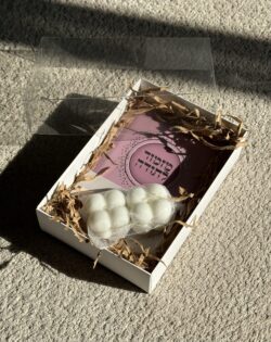 ⁦מארז ברכון מזמור לתודה ונרות באבלס⁩ – תמונה ⁦4⁩