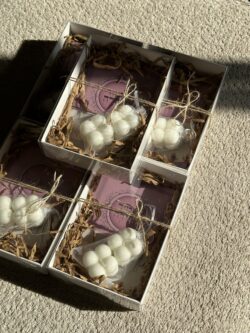 ⁦מארז ברכון מזמור לתודה ונרות באבלס⁩ – תמונה ⁦2⁩