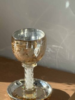 ⁦גביע קידוש קריסטל "חומות ירושלים "⁩ – תמונה ⁦2⁩
