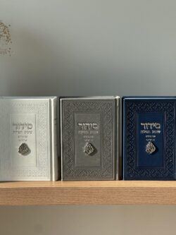 ⁦סידור שומע תפילה " האש שלי " - אפור כסף⁩ – תמונה ⁦4⁩