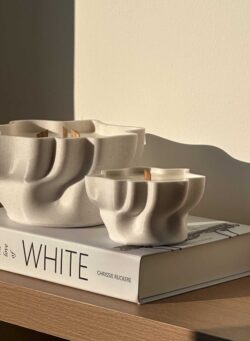 ⁦סט נרות ליב - לבן⁩ – תמונה ⁦2⁩