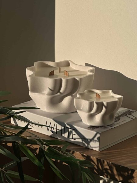 סט נרות ליב - לבן