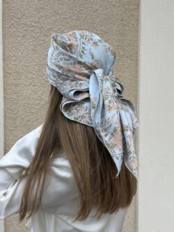 ⁦כיסוי ראש דגם פרחים⁩ – תמונה ⁦2⁩