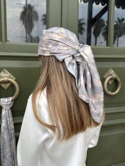 ⁦כיסוי ראש דגם עננים⁩ – תמונה ⁦2⁩