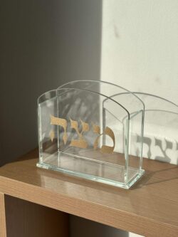 ⁦כלי למצה מזכוכית - שקוף⁩ – תמונה ⁦3⁩