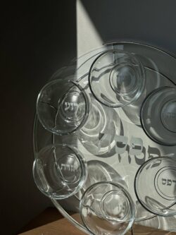 קערת פסח מסגרת כסף – תמונה 3