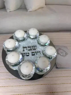 מעמד 8 קנים מקריסטל