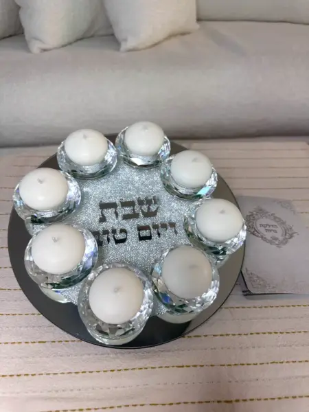 מעמד 8 קנים מקריסטל
