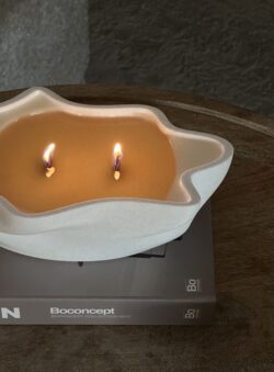 נר סירה - לבן