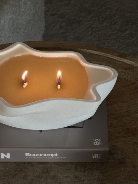 נר סירה - לבן