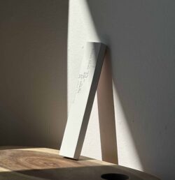 מזוזה " שמע ישראל " 12 ס"מ - לבן