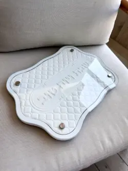 ⁦מגש חלה מהודר " שבת ויום טוב " + סכין תואמת⁩ – תמונה ⁦2⁩