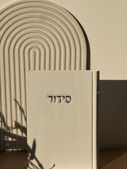 ⁦סידור קורדורוי - לבן⁩ – תמונה ⁦4⁩