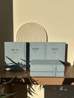 ⁦סט מחזורים מהודר - תכלת⁩ – תמונה ⁦4⁩