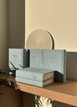 סט מחזורים מהודר - תכלת