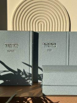 ⁦סט מחזורים מהודר - תכלת⁩ – תמונה ⁦2⁩