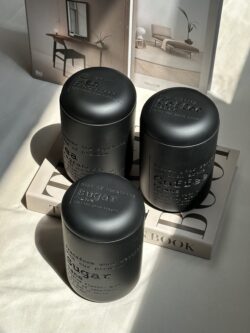 ⁦סט קפה, תה, סוכר דגם קפסולה - שחור⁩ – תמונה ⁦4⁩