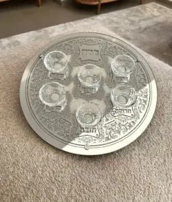 קערת פסח מהודרת + 6 קעריות