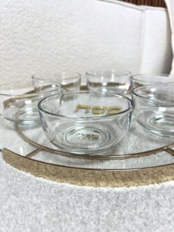 ⁦קערת פסח מסגרת זהב⁩ – תמונה ⁦4⁩