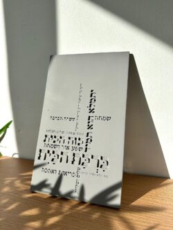 ⁦ברכת הבית דגם טופוגרפיה⁩ – תמונה ⁦2⁩