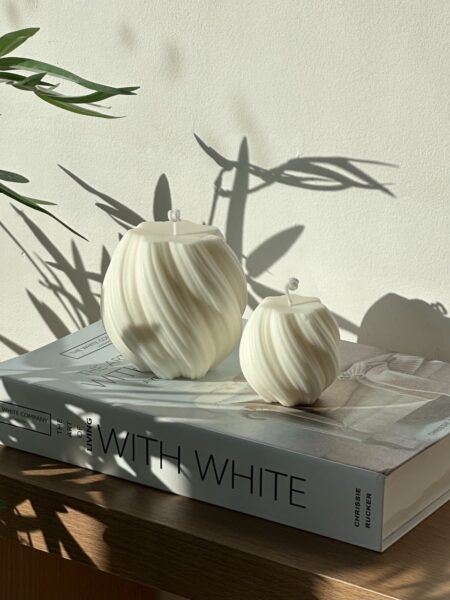 סט נרות ספירלה