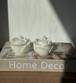 ⁦זוג נרות פרחים⁩ – תמונה ⁦3⁩