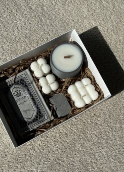 ⁦מארז ״שלוה״ אפור לבן⁩ – תמונה ⁦2⁩