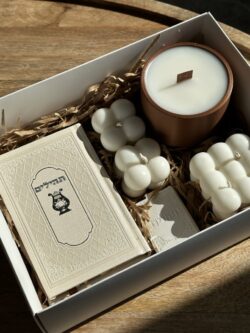 מארז ״שלוה״ ברונזה לבן